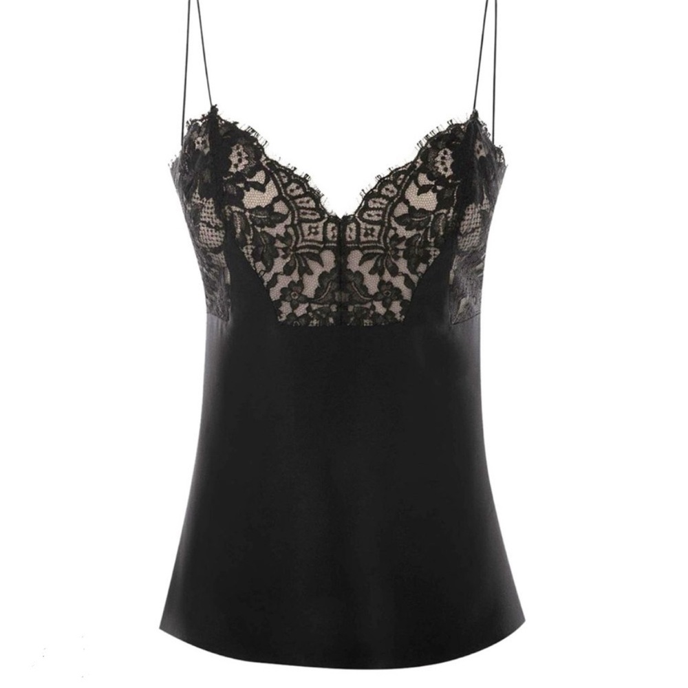 NWT Alexander McQueen black lace top cami